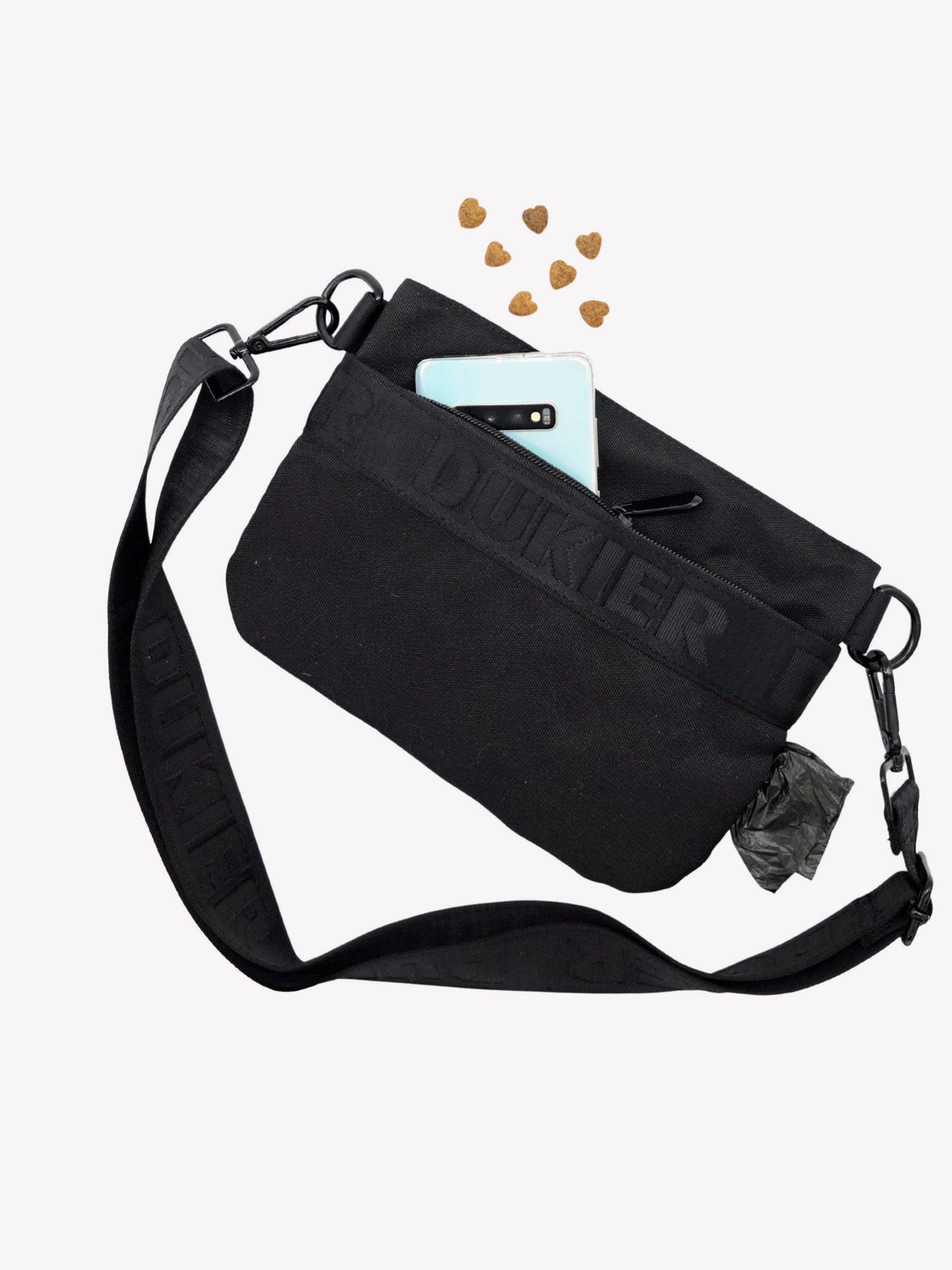 BLACK WALKING BAG