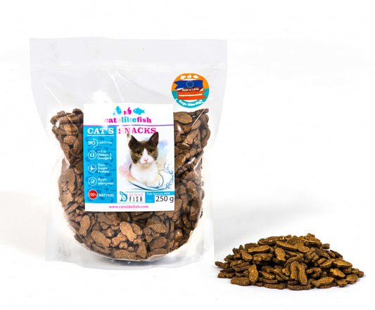 Fish biscuits for cats – MINI