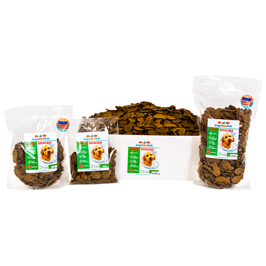 Fish biscuits for dogs – MINI