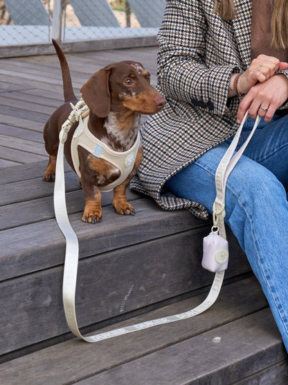Soft Beige Poop Bag Holder