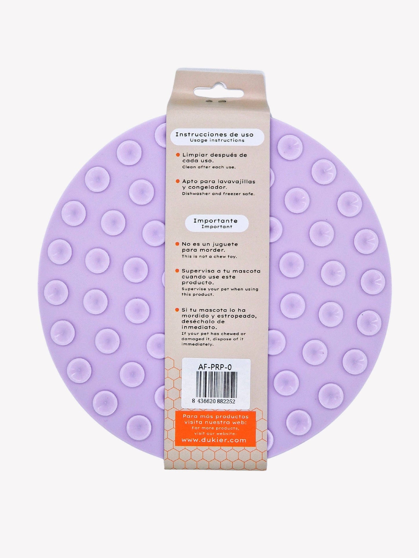 Purple Dog Lick Mat