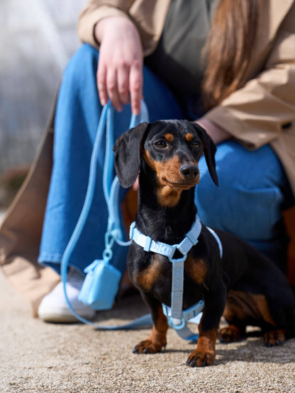 Soft Blue Poop Bag Holder