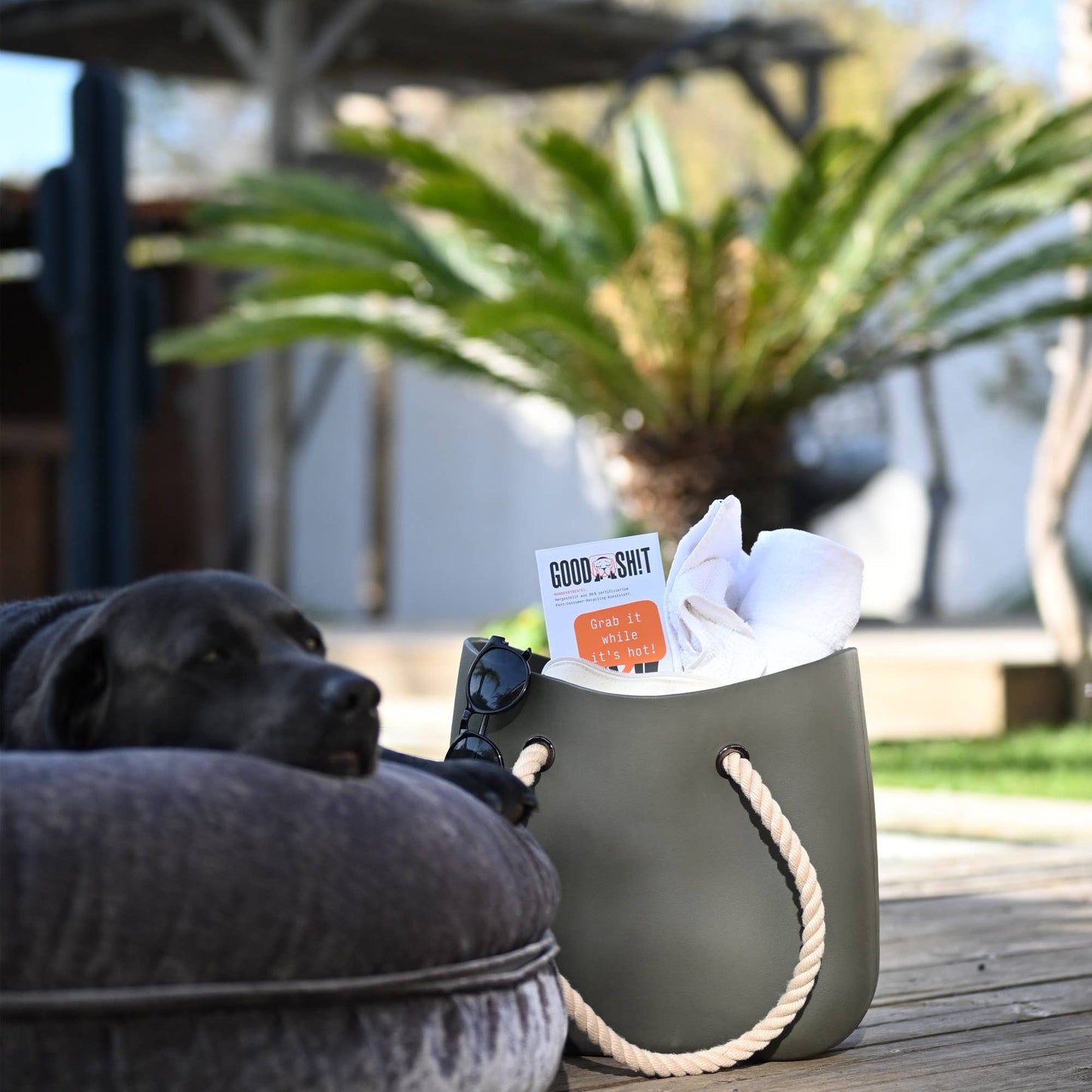 GOODSH!T dog waste bags, 4-pack box, 80% recycled material