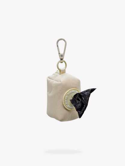 Soft Beige Poop Bag Holder