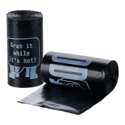GOODSH!T dog waste bags, 4-pack box, 80% recycled material