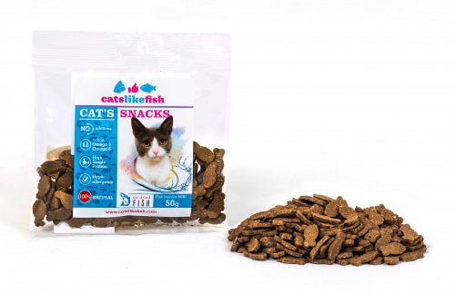 Fish biscuits for cats – MINI