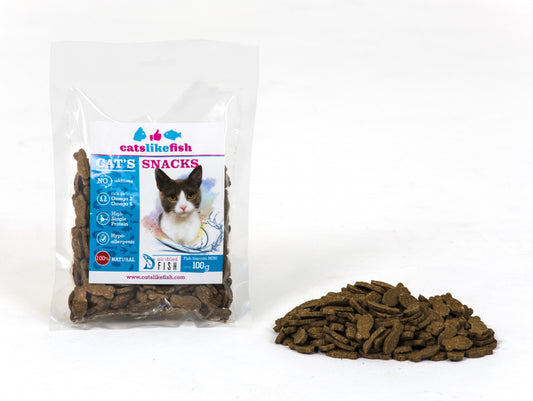 Fish biscuits for cats – MINI